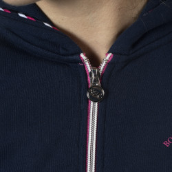 Moletom infantil com zíper Obera Flags & Cup Azul-marinho Moletom infantil com zíper Obera Flags & Cup Azul-marinho