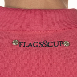 Pólo infantil Salta Flags & Cup Fúcsia Rosa