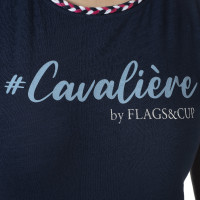 Camiseta infantil Goya Flags & Cup Azul-marinho