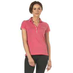 Pólo feminino Rosa Flags & Cup