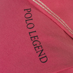 Pólo feminino Rosa Flags & Cup Fúcsia