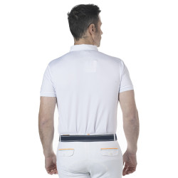 Polo infantil Comodoro MC Flags & Cup Branco Polo infantil Comodoro MC Flags & Cup Branco