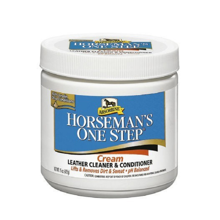 Creme de couro Absorbine Horseman's one step