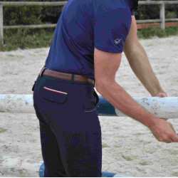 Calça Flags & Cup Saint Malo masculino Azul-marinho