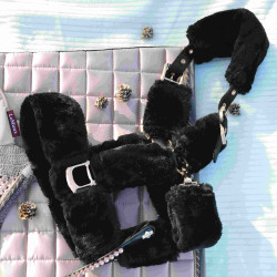 Caveira Equithème Teddy rosa dourado Caveira Equithème Teddy rosa dourado