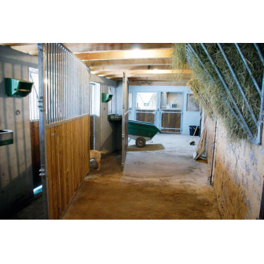 Séparation de box pivotante barreaudée / bois 3 m La Gée