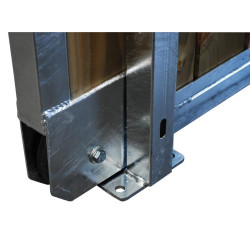 Séparation de box coulissante barraudée/bois 4 m La Gée Séparation de box coulissante barraudée/bois 4 m La Gée