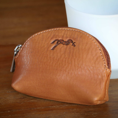 Porte-monnaie Pénélope Cognac