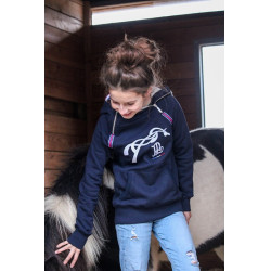 Moletom Eden da PL com zíper duplo Azul-marinho