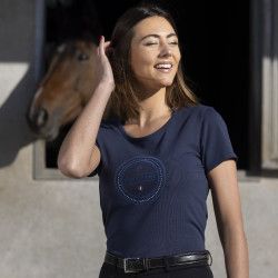 Camiseta Equithème Anna de mangas curtas Camiseta Equithème Anna de mangas curtas