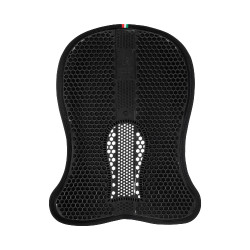 Amortecedor Acavallo respirável de Gel hexagonal e Micropile Preto / preto