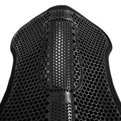 Amortecedor Acavallo respirável de Gel hexagonal e Micropile Preto / preto