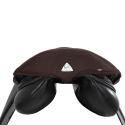 Capa de sela Acavallo Classic Obstacle Gel 20mm Dri-Lex Castanho