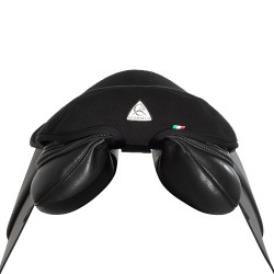 Capa de sela Acavallo Classic Obstacle Gel 20mm Dri-Lex Preto