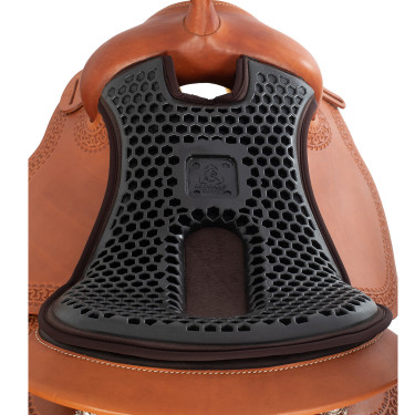 Capa de sela Acavallo Ortho-Coccyx Western Gel Hexagonal Dri-Lex 20mm Capa de sela Acavallo Ortho-Coccyx Western Gel Hexagonal Dri-Lex 20mm