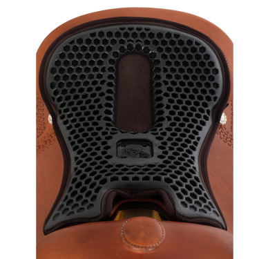 Capa de sela Acavallo Ortho-Coccyx Western Gel Hexagonal Dri-Lex 20mm Capa de sela Acavallo Ortho-Coccyx Western Gel Hexagonal Dri-Lex 20mm