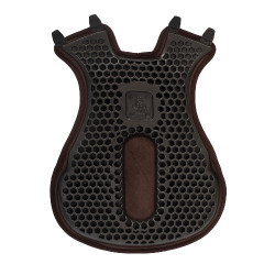 Capa de sela Acavallo Ortho-Coccyx Western Gel Hexagonal Dri-Lex 20mm Castanho