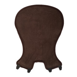 Capa de selim Acavallo Classic Western Gel Dri-Lex 10mm Castanho