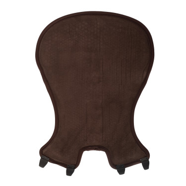 Capa de selim Acavallo Classic Western Gel Dri-Lex 10mm Castanho