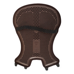 Capa de selim Acavallo Classic Western Gel Dri-Lex 10mm Castanho