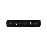 Acavallo Classic Kurzgurt-Schoner Gel & Lammfell Preto