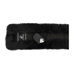 Acavallo Classic Kurzgurt-Schoner Gel & Lammfell Preto Acavallo Classic Kurzgurt-Schoner Gel & Lammfell Preto