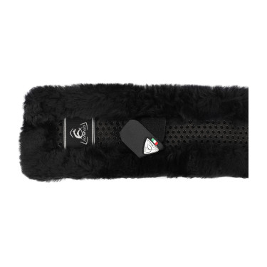 Acavallo Classic Kurzgurt-Schoner Gel & Lammfell Preto Acavallo Classic Kurzgurt-Schoner Gel & Lammfell Preto