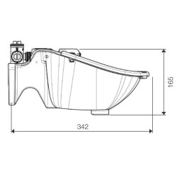 Bebedouro Polydrink PF3 simples com tubo résicoat La Gée