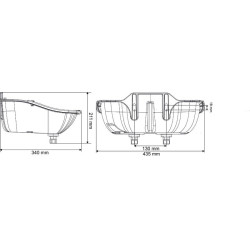 Bebedouro PF6 Polyfast NC duplo La Gée