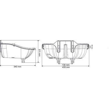 Bebedouro PF6 Polyfast NC duplo La Gée