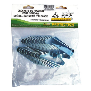 Ganchos zincados para sandow La Gée