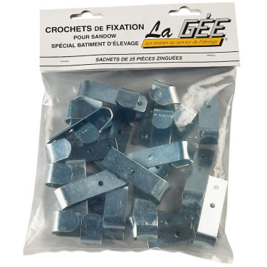 Ganchos zincados para sandow La Gée
