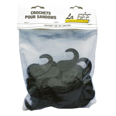 Ganchos plásticos para elástico La Gée