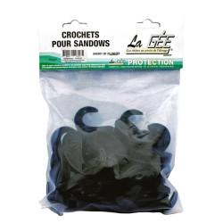 Ganchos plásticos para elástico La Gée