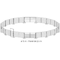 Painel redondo de trabalho...