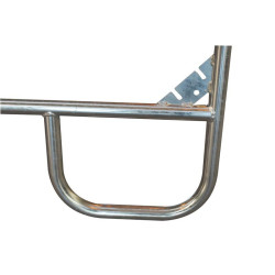 Painel redondo de trabalho galvanizado Ø 10 m painel 2,40 m La Gée