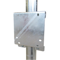 Placa com meia braçadeira...