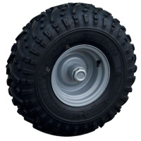 Roda inflável esquerda para...