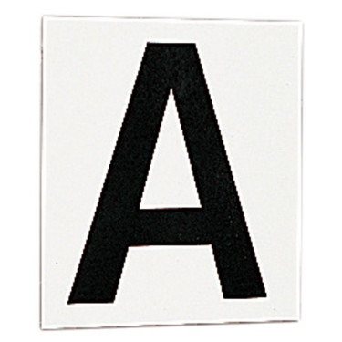 Conjunto de autocolantes com 12 letras para placas ou painéis de dressage La Gée Conjunto de autocolantes com 12 letras para placas ou painéis de dressage La Gée