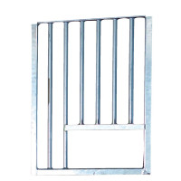 Janela fixa gradeada com...