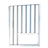 Janela fixa gradeada com...