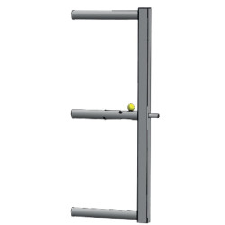 Painel frontal removível com trava automática para barreira de estabulação La Gée Painel frontal removível com trava automática para barreira de estabulação La Gée