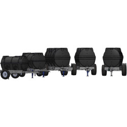 Cisterna móvel para trator 1500 L La Gée