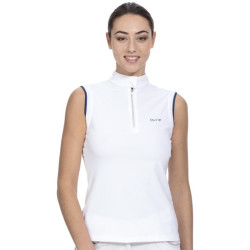 Polo de competição Equit'M sem mangas feminino Polo de competição Equit'M sem mangas feminino