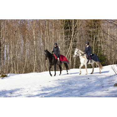 Cobre-rins Equithème Tyrex 1200D forrado com polar Cobre-rins Equithème Tyrex 1200D forrado com polar