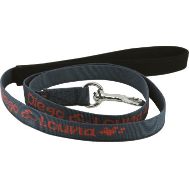 Trela de nylon Diego & Louna para cão Antracite Cinzento Trela de nylon Diego & Louna para cão Antracite Cinzento