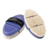 Escova macia com cerdas de cabra Flexi LeMieux Bluebell Azul Escova macia com cerdas de cabra Flexi LeMieux Bluebell Azul