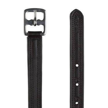 Estribos de couro com interior de nylon Horze Castanho escuro Estribos de couro com interior de nylon Horze Castanho escuro