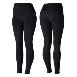 Legging de cintura alta com silicone integral Gillian Horze feminino Preto
