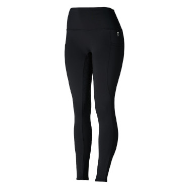 Legging de cintura alta com silicone integral Gillian Horze feminino Preto